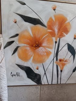 Gene hill oil painting