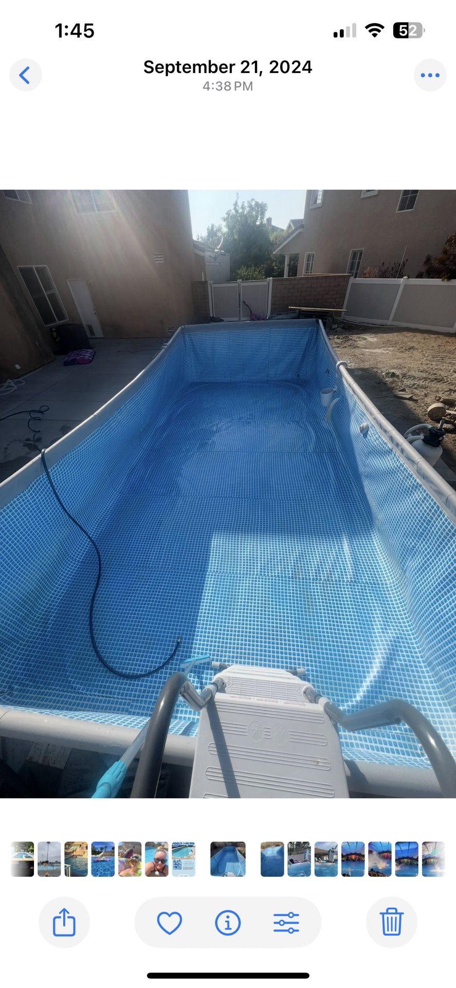 12x24 Salt Water Metal Frame Pool