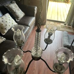 4-Light Dining Room Light Fixtures Over Table