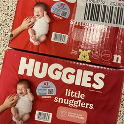 Brand New Huggies Newborn Diapers 