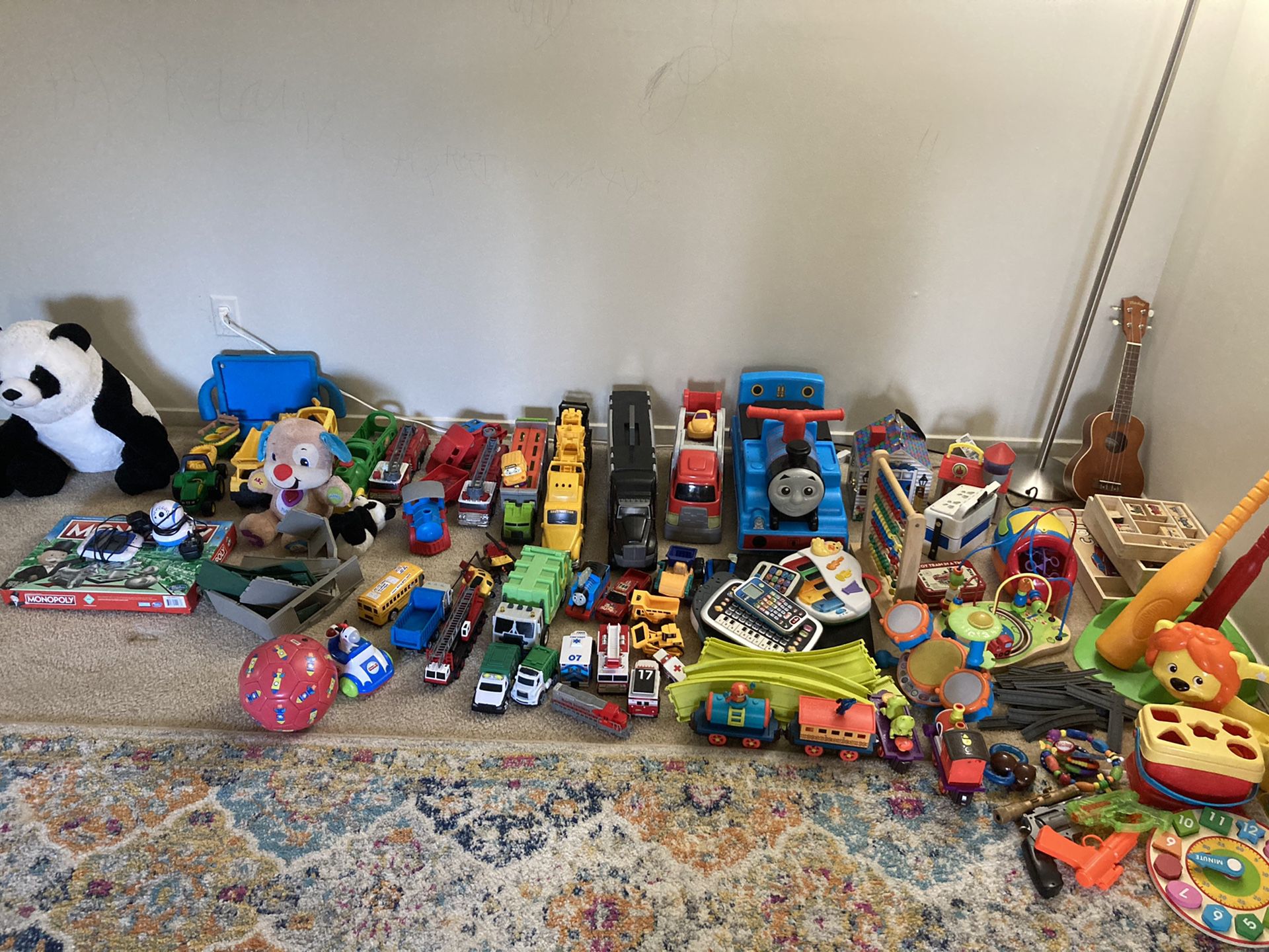 Toys, bike, electric bike, kids couch and many more