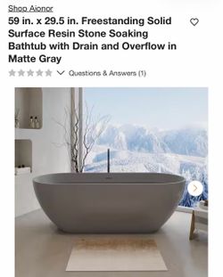 Soaking bathtub