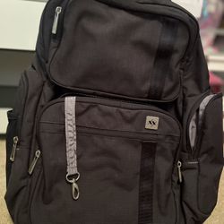 Black Diaper Bag Backpack 🎒 