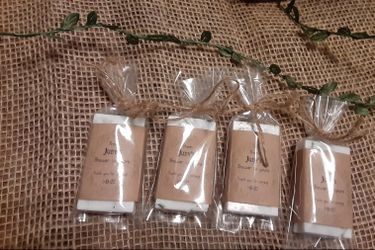 Mini soaps party favors