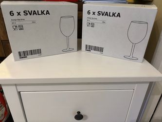 IKEA SVALKA Wine Glasses Set of 12 - See My Other Items 😎