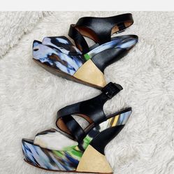 Anthropologie Leifsdottir Kivi Wedge Size 9