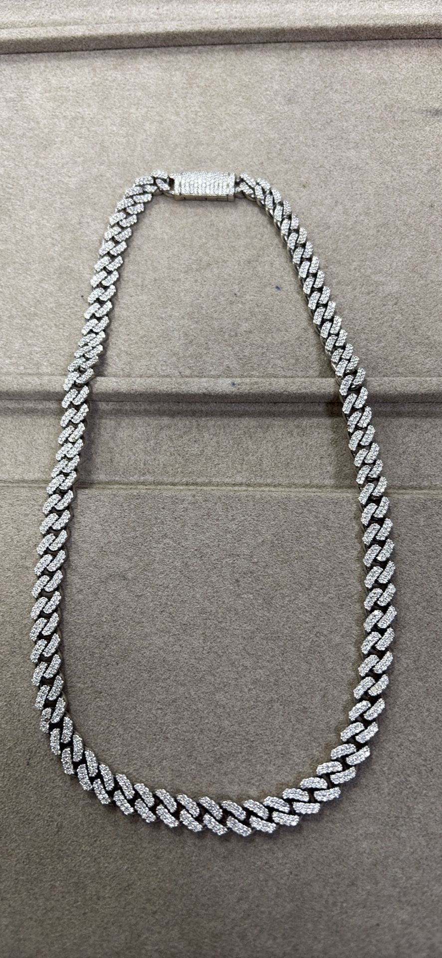 Gold Cuban Diamond Chain