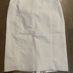 White Pencil Skirt