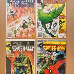 Web of Spider-Man 23, 24, 25, 27 vol 1 (1985 series)