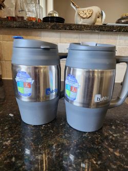 Set of 2 Bubba 34oz Insulated Stainless Steel Travel Mugs – Like New