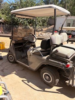Golf Cart with Rear Seat and Canopy