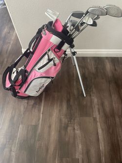 Girls Pink Golf Set
