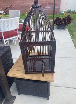 Large Wooden Cage ( For Decoration)