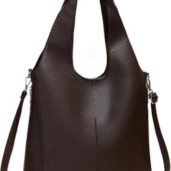 New Slouchy Hobo Shoulder Bag for Women Soft Retro Top Handle Crossbody Purses Tote Handbag with Adjustable Strap