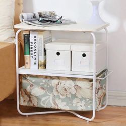 3-Tier End Table Side Sofa Night Stand Storage Display Shelf 