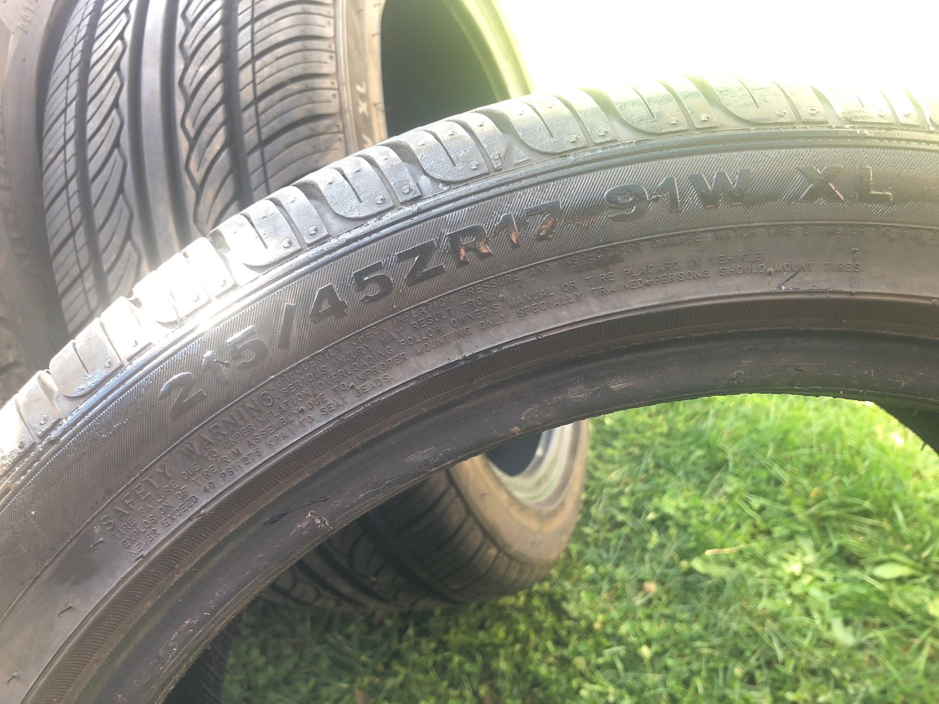 Goodyear and Confidence tires