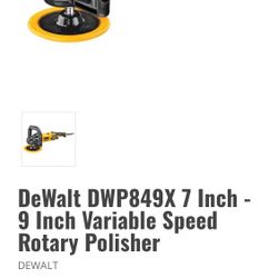 Dewalt Rotary Polisher