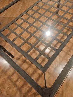 GLASS DINING TABLE ONLY