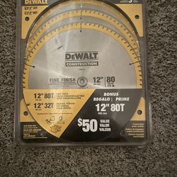 Dewalt 3x80 Tooth Saw Blade