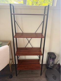 4-Tier Wooden Ladder Shelf