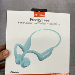 NWT aiwa prodigy free bone conduction wireless headphones 
