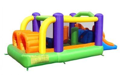 Inflatable Bouncer Obstacle Pro-Racer Combo Slides