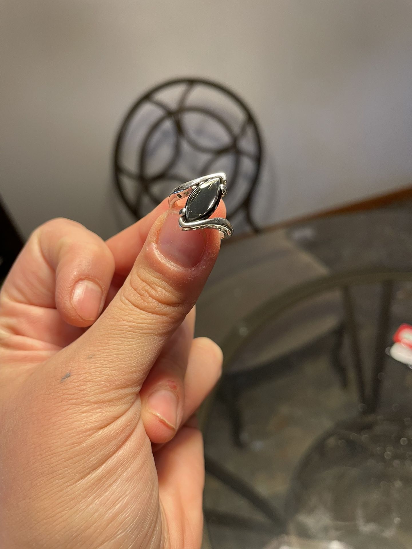 Sterling Silver Black onyx Ring