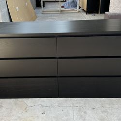 Modern Large 6 Drawer Dresser