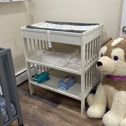 White Changing Table 