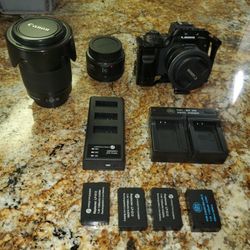 Canon M50 Plus Extras