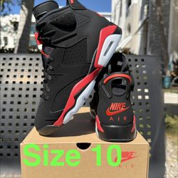 Jordan 6 Infrared 2026 size 10 Travis Union Fragment wolf