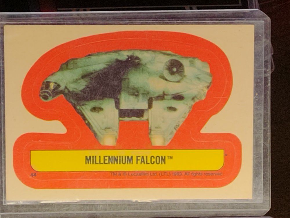 Millennium Falcon Sticker Near Mint 