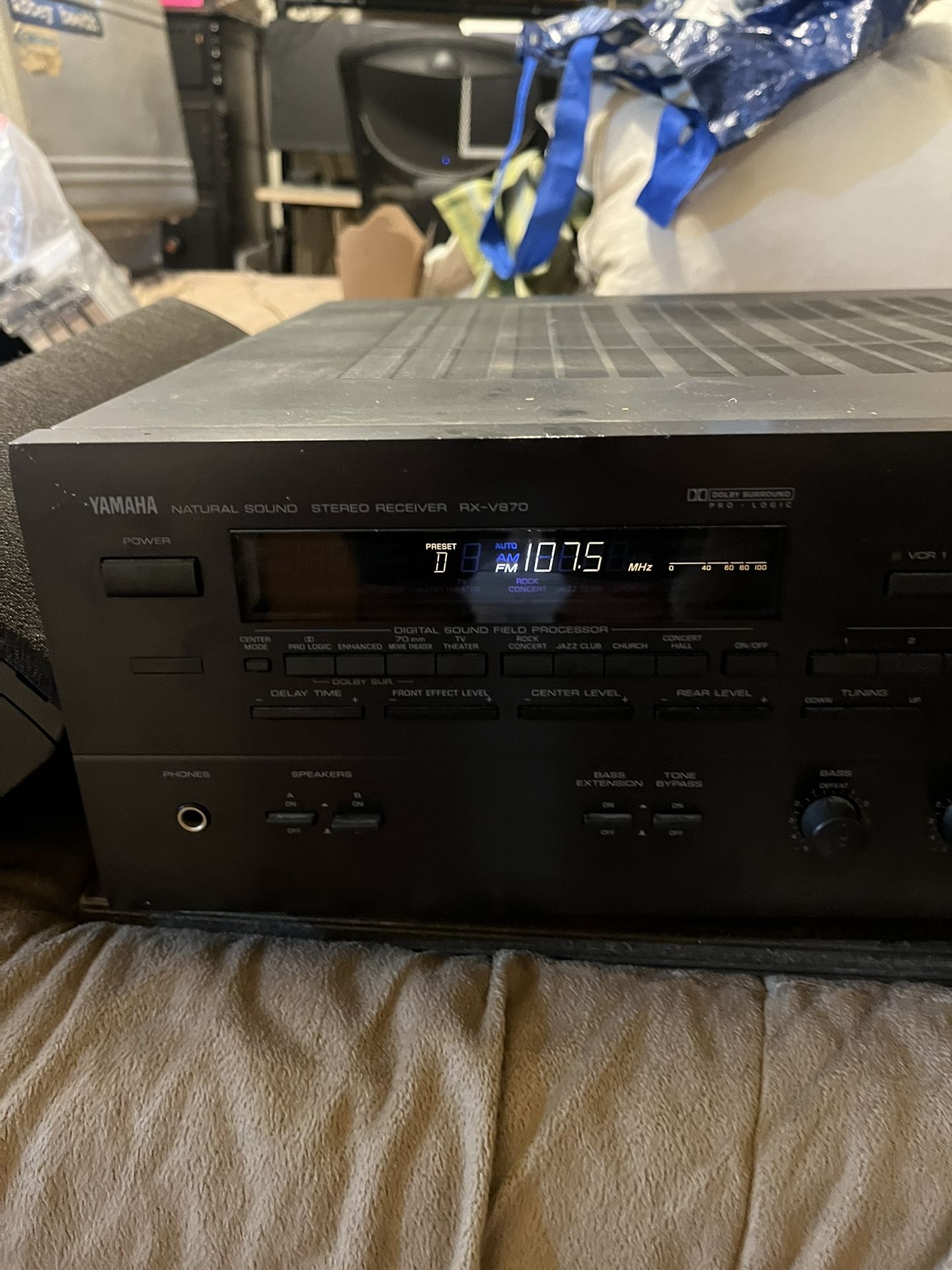 Yamaha receiver, AM/FM amp