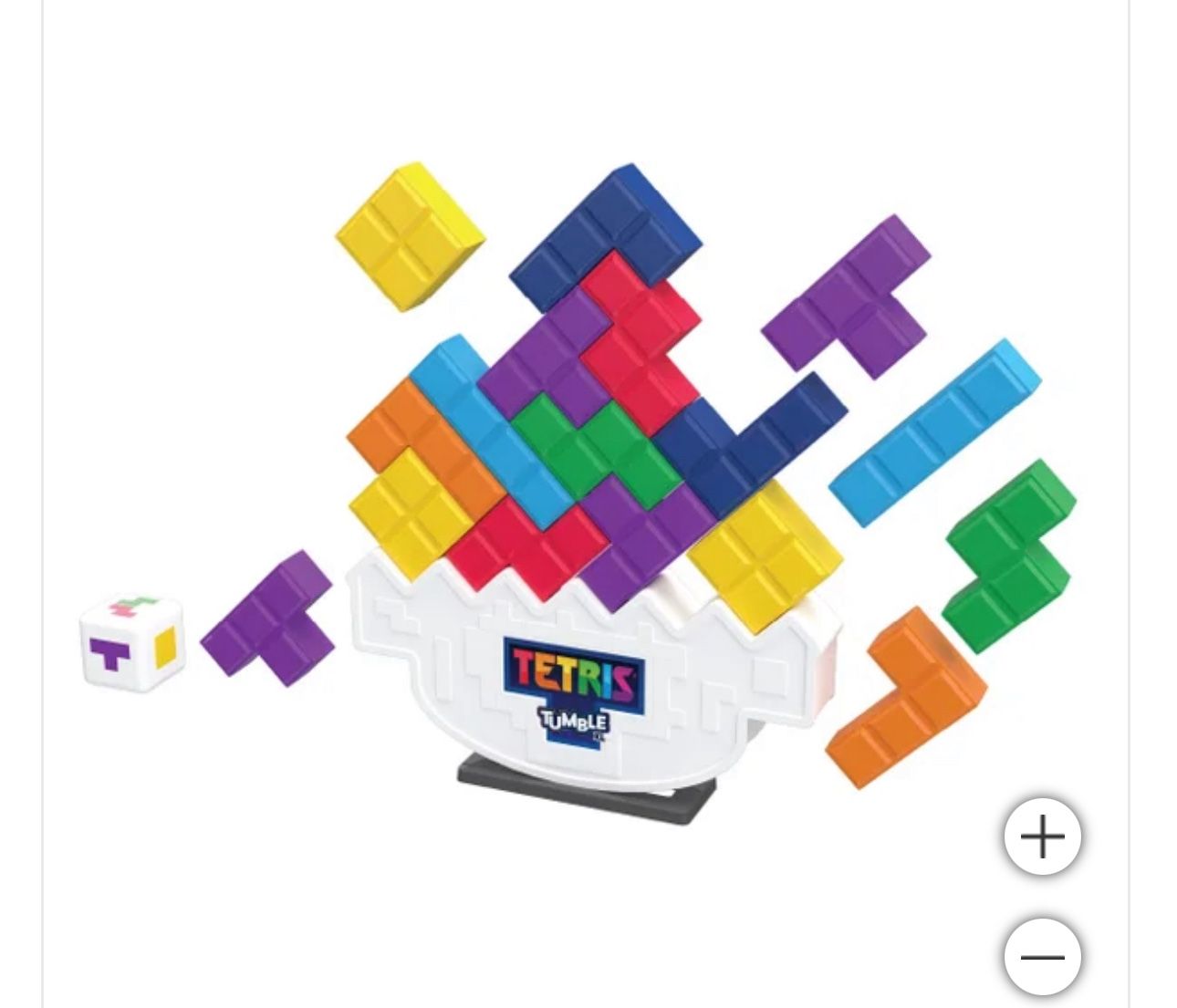 Tetris XL Tumble Game Dynamic Tilting Tower Tetrimino Shapes Blocks Puzzle