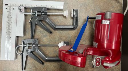 CRL Diamond Notch and saw machine