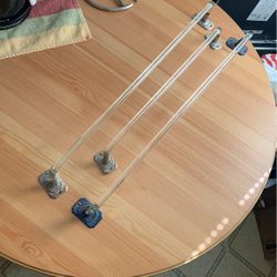 1920’s Glass Victorian Towel Bars BEAUTIFUL & Rare