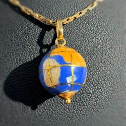 Jewelry 18k yellow gold Globus World Pendant charm