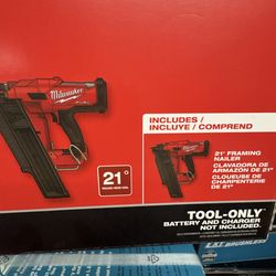 Milwaukee New 21 Framing Nailer Fuel M18