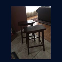 Bar Stools - Solid Wood 