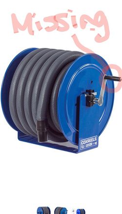 Coxreels V-117H-850-BXXX-XXP V-117-850-Bxxx-XP Vacuum Only Direct Crank  Rewind Hose Reel, 1-1/2 Cuff, 2 x 50' Hose, with Pin Lock, Blue for Sale  in Anaheim, CA - OfferUp
