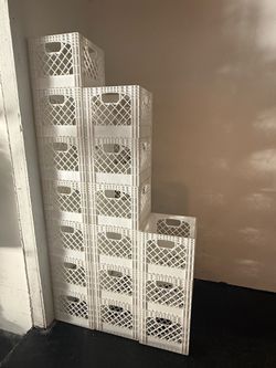 Brand new milk crates