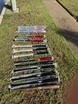 Wood baseball bats
