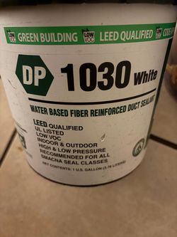 DP 1030 White Fiber Reinforced Duct Sealant 1 Gallon