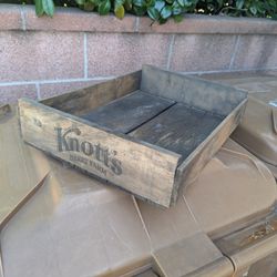 Vintage Original Knott's Berry Farm Wooden Berry Tray Very Rare