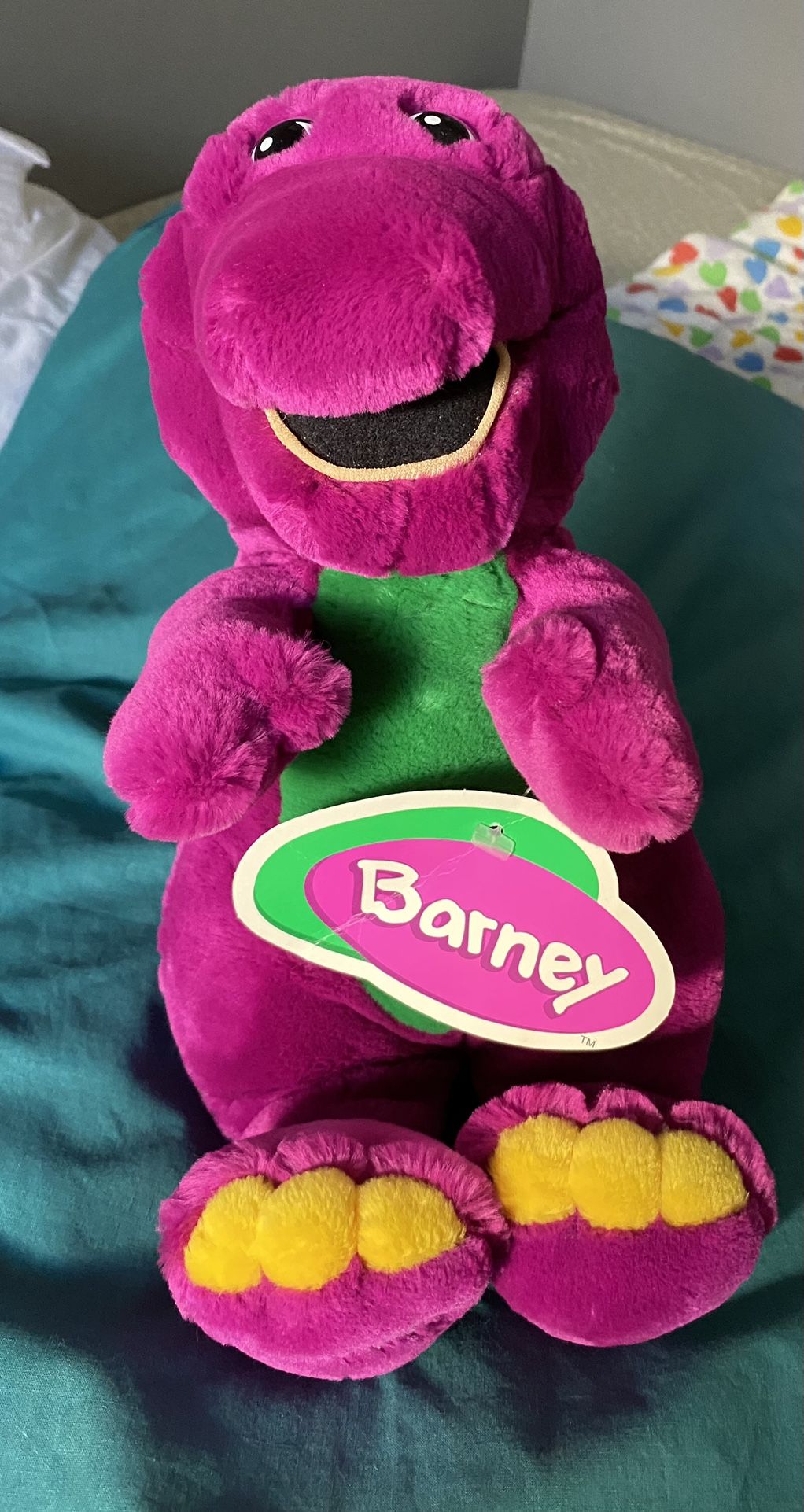 Barney Purple Dinosaur 11” Plush 