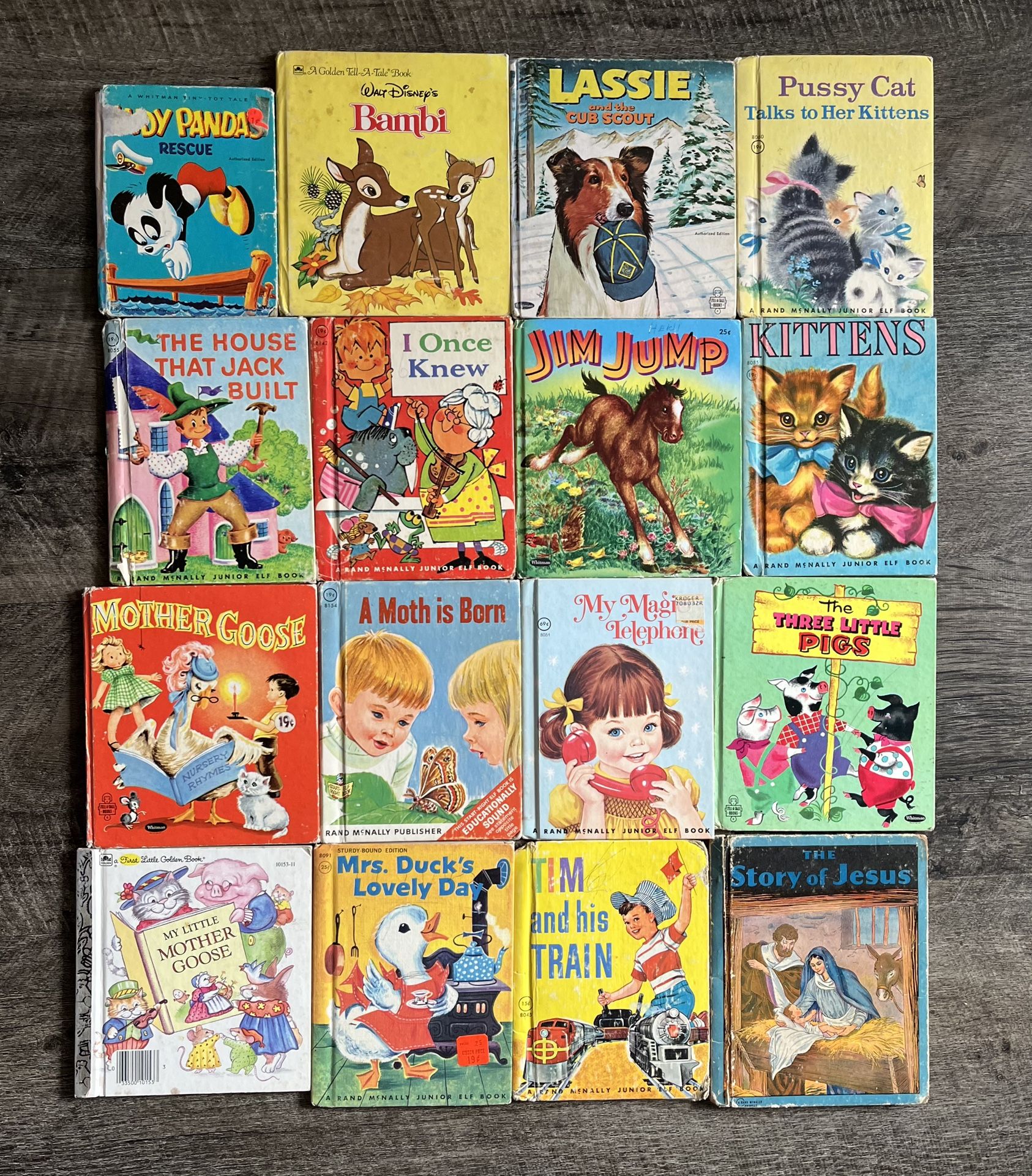 Vintage Rand McNally Junior Elf Children's Books and more (Lot of 16)