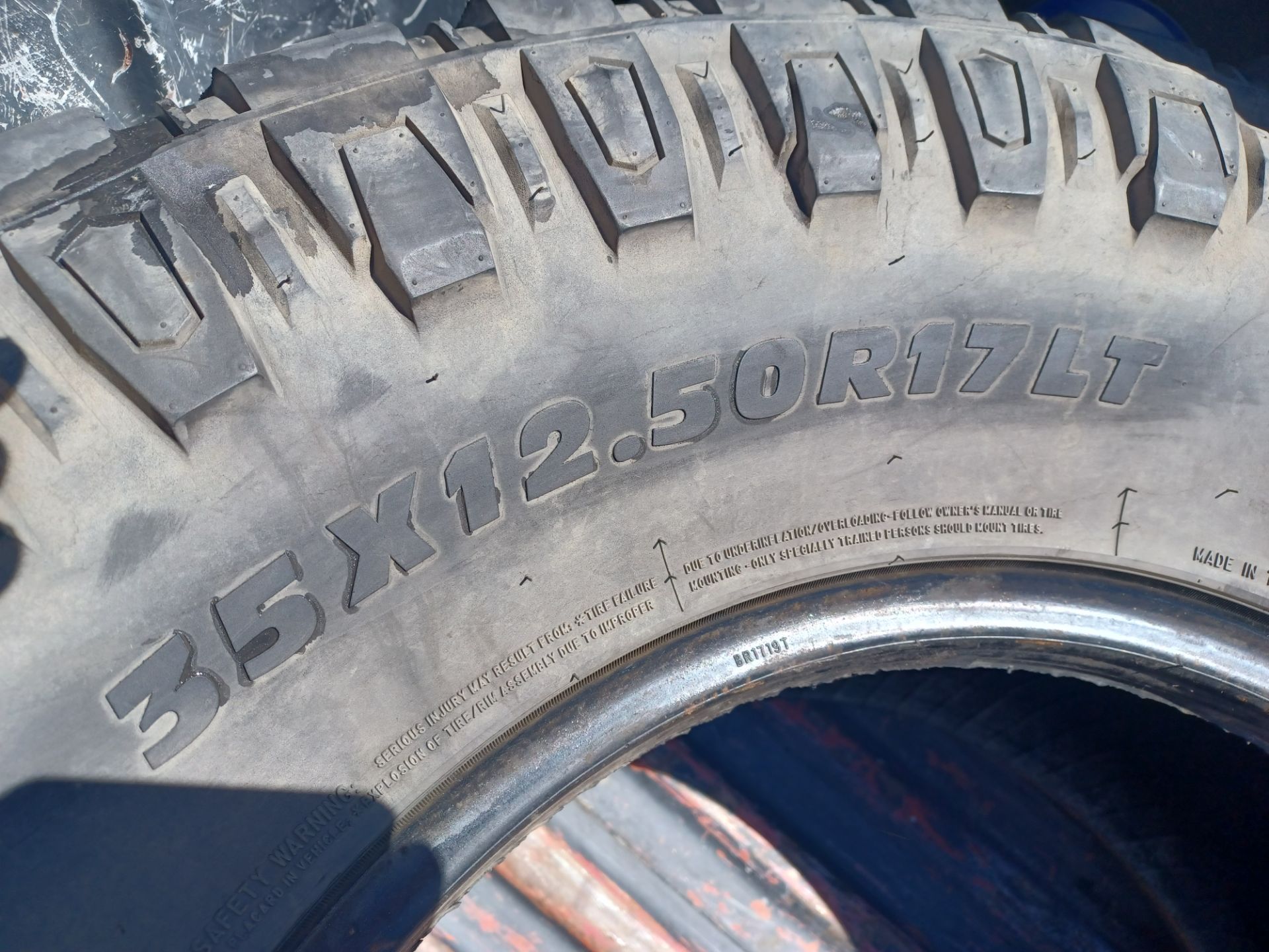 2- 17" off Road type tire. Apple Valley