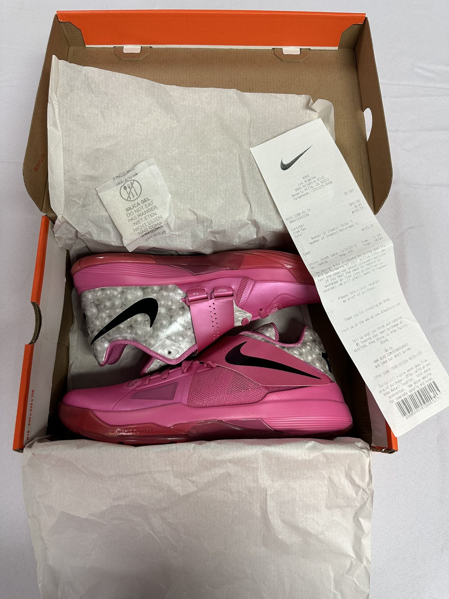 KD Aunt Pearl IV Nike Zoom Size 10.5 Brand New