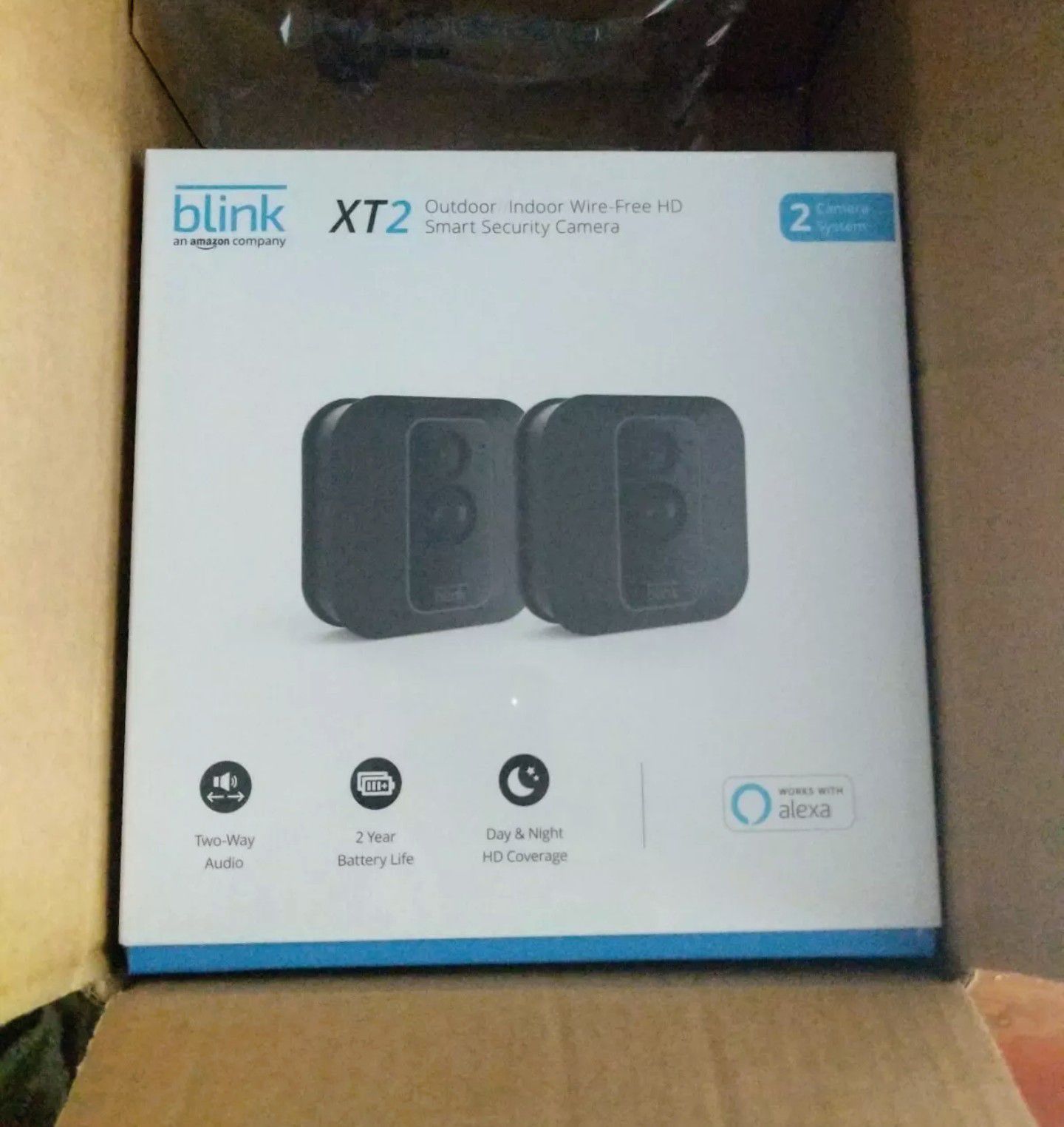 Blink XT2 kit 2 cameras, SEALED NEW
