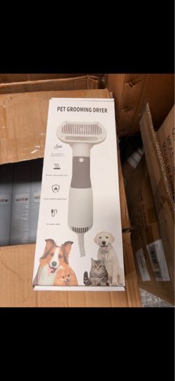 Pet Grooming Dryer with Brush Attachment